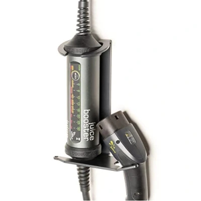 Abbildung von Juice Booster, Ladestation Typ 2 Wandhalterung für die Booster Mobile Wallbox 22KW, Einfache Installation und Flexibilität das Aufladen Unterwegs, Inkl. Anti Diebstahl Schloss