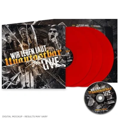 Abbildung von Wir Leben Laut Live (3LP Gatefold Red + DVD)