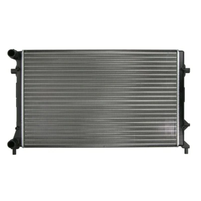 Abbildung von NRF 56153A Kühler, Motorkühlung Aluminium 650 406 34 Kühlrippen mechanisch gefügt VOLKSWAGEN: Golf 5, Touran I, Plus / Crossgolf