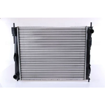 Abbildung von NISSENS 67285 Kühler, Motorkühlung Aluminium 496 415 18 Kühlrippen mechanisch gefügt RENAULT: TWINGO 2, Wind