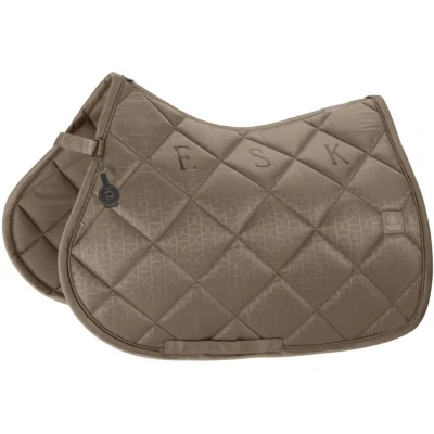 Abbildung von Eskadron Schabracke Glossy Bit Platinum &#039;25 Vielseitigkeit Smoky Taupe Warmblut Agradi.deVerkauft von Agradi