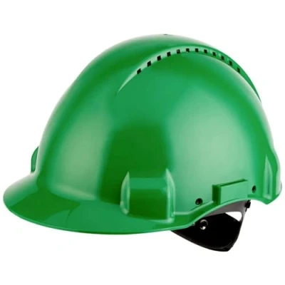 Abbildung von 3M G30DUG Peltor Schutzhelm G3000D, ABS, Helm Innenausstattung mit Leder SchWeißband und Pinnlock Verschluss, belüftet, Grün
