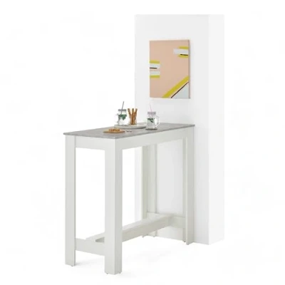 Abbildung von Stolkom Bartisch »Modesto Küchentisch, Bistrotisch, Stehtisch Küche, BxHxT 115x103x50 cm«, Grozügige Fläche, Stabiler Halt, Tischplatte melaminbeschichtet