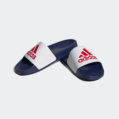 Abbildung von adidas Sportswear Adilette Shower Badesandale Cloud white better scarlet victory blue, Größe: 39, blue Schuhe