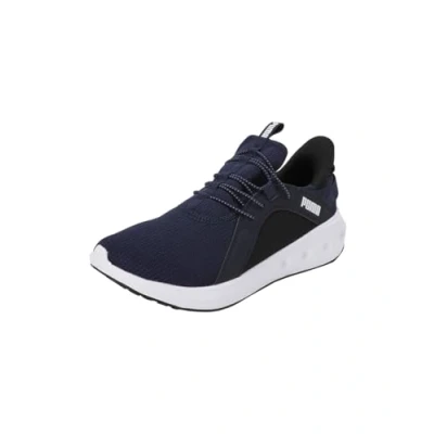 Abbildung von PUMA Unisex Softride Carson Sliptech Road Running Shoe, Navy Black White, 38.5 EU
