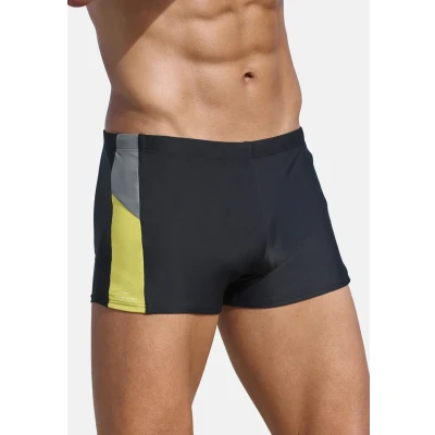 Abbildung von H.I.S Boxer Badehose, im Colorblocking Design