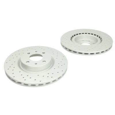 Abbildung von DELPHI BG4943C Bremsscheibe 284 22 4 Belüftet, gelocht beschichtet unbehandelt ohne Radlager, ABS Sensorring ABARTH: 500 / 595 695 Hatchback