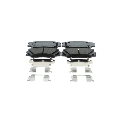 Abbildung von BOSCH 0 986 460 155 Bremsbelagsatz Low Metallic mit integriertem Verschleißwarnkontakt