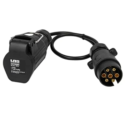 Abbildung von LAS 10013 Adapterkabel Anhänger, 7 poliger Stecker auf 13 polige Dose, 40 cm
