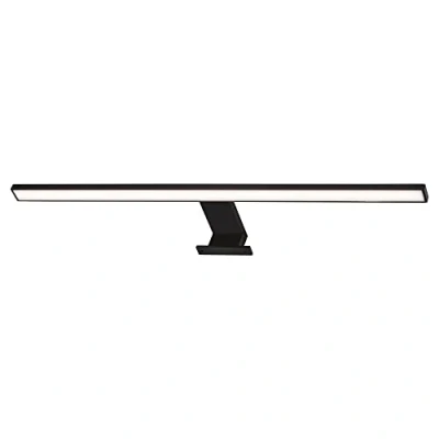 Abbildung von Briloner Leuchten LED Spiegelleuchte, Spiegellampe IP44, Badleuchte, Badlampe 8 Watt, 780 Lumen, 4000 Kelvin, Schwarz, 600x103x36mm (LxBxH)