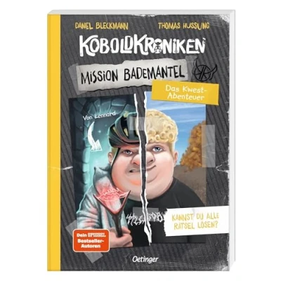 Abbildung von KoboldKroniken. Mission Bademantel: Das Kwest Abenteuer von Lennard. Interaktives Lese und Rätselabenteuer mit Escape Elementen für Kinder ab 9 Jahren