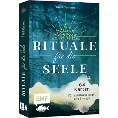 Abbildung von Kartenbox: Rituale für die Seele 64 Karten spirituelle Kraft und Energie: Mit Affirmationen, Übungen mehr Achtsamkeit, Meditationen kraftvollen Momenten zur Entdeckung deiner