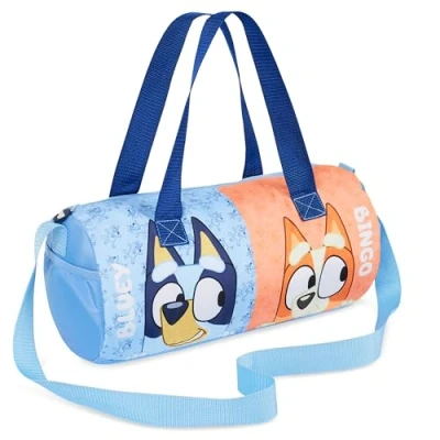 Abbildung von BlueY Sporttasche Kinder, Reisetasche Mädchen Weekender Geschenke für Kinder (Blau)