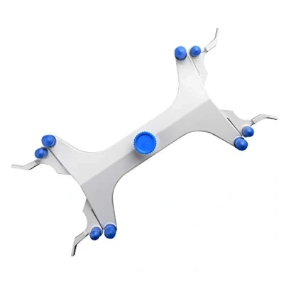 Abbildung von stonylab Doppel Bürette Klemme aus Aluminium, Verstellbar Doppelte BüretteKlemme Schmetterlings Stil federbelastetes Laborzubehör, Aluminum Double Burette Clamp für Labor