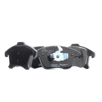 Abbildung von BOSCH 0 986 494 837 Bremsbelagsatz Low Metallic mit Kolbenclip, Anti Quietsch Blech FORD: Mondeo 5 Kombi, Galaxy Mk3 MPV,
