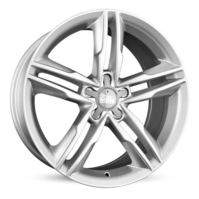 Abbildung von MAM 5 loch 18Zoll 112mm Alufelge A1 Silber lackiert MAMA18018511230SL Felge