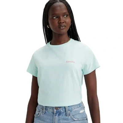 Abbildung von Levi&#039;s Damen The Perfect Tee T Shirt,Batwing Icy Morning,XS
