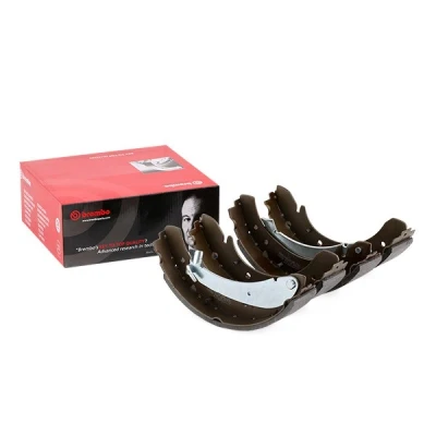 Abbildung von BREMBO S 23 516 Bremsbacken 254 57 mit Handbremshebel FIAT: Ducato II Van, Platform/Chassis, Scudo CITROËN: Relay I Minibus kfzteile