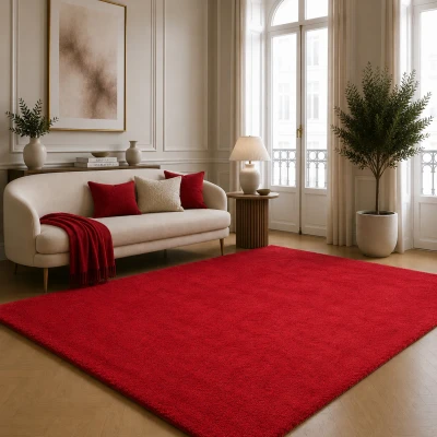 Abbildung von the carpet Teppich »Relax« rechteckig 16 mm Höhe waschbarer Wohnzimmer modern rutschfest, Kundenliebling