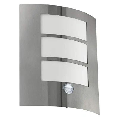 Abbildung von Eglo 88142 Aussen /Wandleuchte CITY edelstahl, E27 max. 1X40W