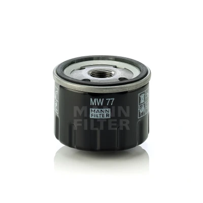 Abbildung von MANN FILTER MW 77 Ölfilter 3/4 16 UNF mit einem Rücklaufsperrventil Anschraubfilter