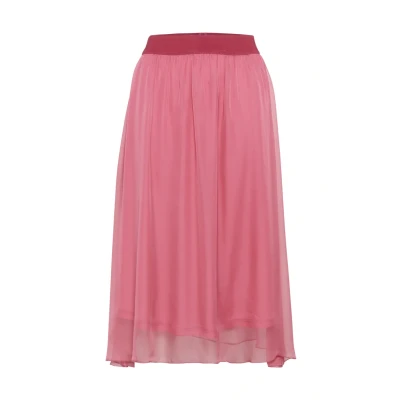 Abbildung von Saint Tropez Midirock »CoralSZ Skirt«, aus Chiffon