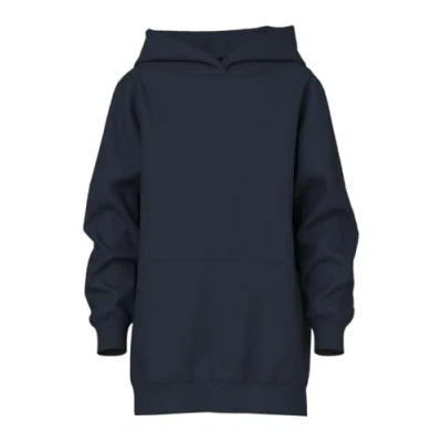 Abbildung von Name it Nkfvilu LONG Sweatshirt für Kinder, Größe: 116, Dark sapphire