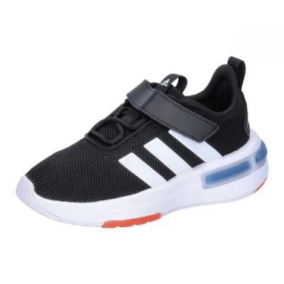 Abbildung von adidas Racer TR23 Hook and Loop Shoes Kids Laufschuhe, core Black/Cloud White/solar red, 31 EU