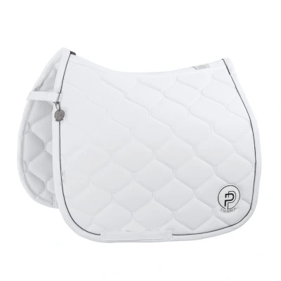 Abbildung von Eskadron Schabracke Platinum Softshell Emblem Dressur Weiß
