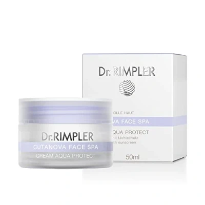Abbildung von Dr. Rimpler Anti Aging Gesichtscreme mit Algenextrakt &quot;Cutanova Face Spa Aqua Protect&quot; I Faltencreme leichtem UV Schutz Tagespflege