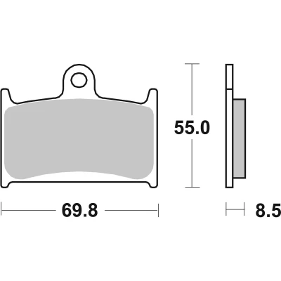Abbildung von TRW Organic Allround MCB595 Bremsbelagsatz