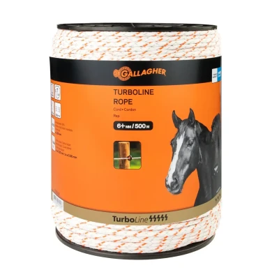 Abbildung von 500 m Gallagher Weidezaunseil TurboLine Cord (weiß)