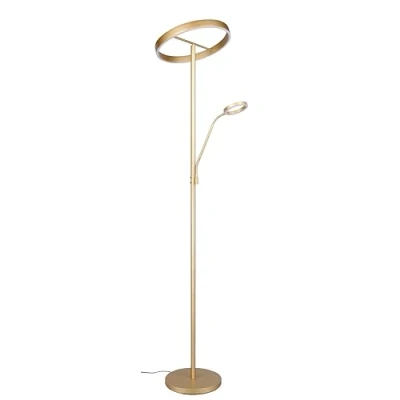 Abbildung von LED Stehlampe Willis, gold, Höhe 180 cm, Metall, CCT, Dimmer