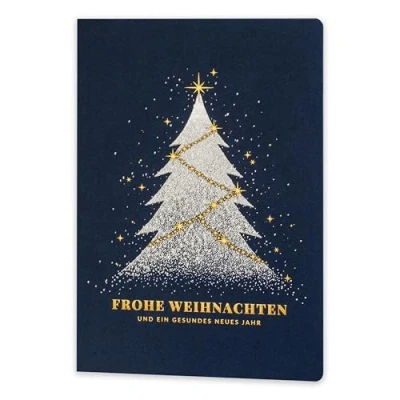 Abbildung von Art Nuvo Weihnachtskarten mit Umschlägen und Einlagen Set von 10 exclusiven