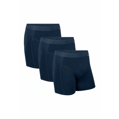 Abbildung von Danish Endurance 3 PACK Boxershorts, Herren, Größe: Medium, Navy blue
