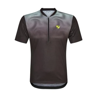 Abbildung von Ziener Herren NEMIC Fahrradtrikot/Radtrikot MountainbikeRennrad atmungsaktiv,schnelltrocknend,elastisch,Kurzarm, Black, 48
