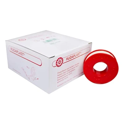 Abbildung von 10 x Pflaster Rudaplast Fixierpflaster Rollenpflaster(Größe: 1,25 cm 5 m)