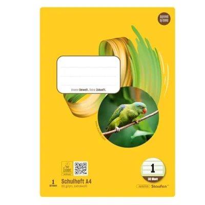 Abbildung von Staufen Style Schulheft 5 Hefte je 32 Blatt, DIN A4, Lineatur 1 (5/5/5 mm liniert), 80 g/m² Papier