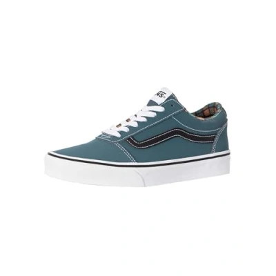 Abbildung von Vans Ward Herren Sneaker, Cozy Plaid Blue White, 40.5 EU