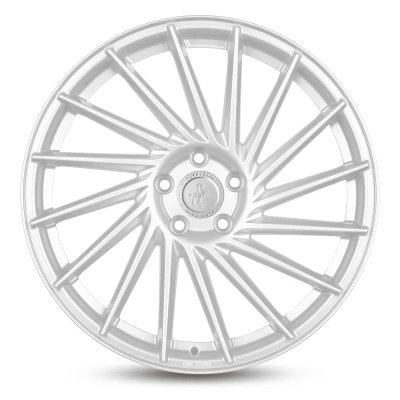 Abbildung von KESKIN 5 loch 19Zoll 108mm Alufelge KT17 Hurricane Brillantsilber lackiert KT178519510845SL Felge
