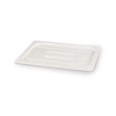 Abbildung von HENDI GN Deckel 1/6 weiß 176 x 162 cm mit Griffmulden 40 bis +110 C Polycarbonat Kunststoff, Behälter