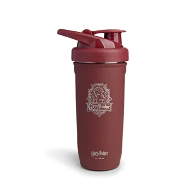 Abbildung von Smartshake Reforce Stainless Steel Harry Potter Gryffindor Shaker Bottle (900 ML / 30oz) Lightweight Resistance Sports Protein with a Soft Lid Leakproof, BPA Free &amp; DEHP
