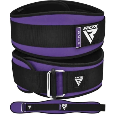 Abbildung von RDX 6.5 Gewichthebergürtel, Auto Lock Trainingsgürtel, Krafttraining Powerlifting Fitness Bodybuilding Gürtel, Gewichtheben Gepolstert Gym Weight Lifting Belt, Männer Damen Kreuzheben Workout