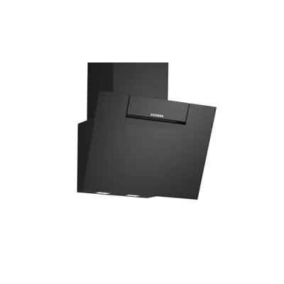 Abbildung von Siemens LC67KFN60, iQ300 Smarte Dunstabzugshaube, 60 cm breit, Wandmontierte Kopffreihaube, Made in Germany, Abluft/Umluft, Besonders leise, Touch oder Kochfeld Steuerung, LED Beleuchtung, Schwarz