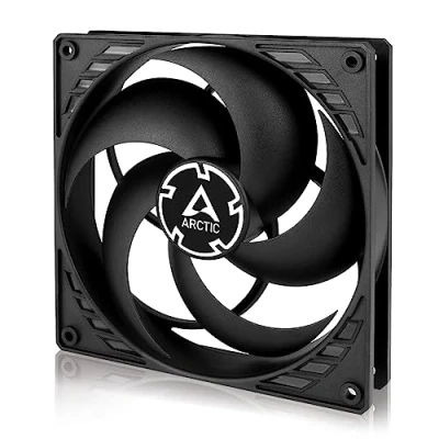 Abbildung von ARCTIC P14 PC Lüfter, 140 mm Gehäuselüfter optimiert für statischen Druck, Case Fan, 1700 RPM Schwarz