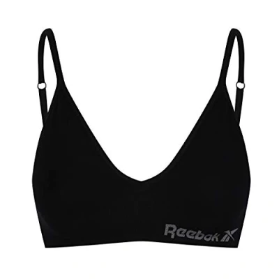 Abbildung von Reebok Damen Nahtloser BH Justine Schwarz