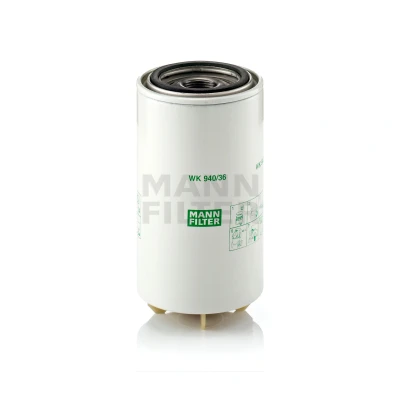 Abbildung von MANN FILTER WK 940/36 x Kraftstofffilter mit Dichtung