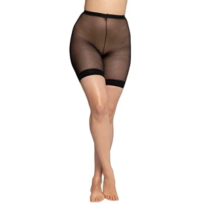 Abbildung von Ulla Popken Damen Strumpfpanty Funktionsunterwäsche, Schwarz, 44 46 EU