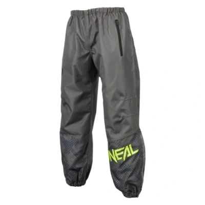 Abbildung von O&#039;NEAL Offroad Regenhose Motocross Enduro Downhill MTB Soft Touch Material, Wasserdicht Shore Rain V.22 Pants für Herren Erwachsene Grau Neon Gelb Größe L
