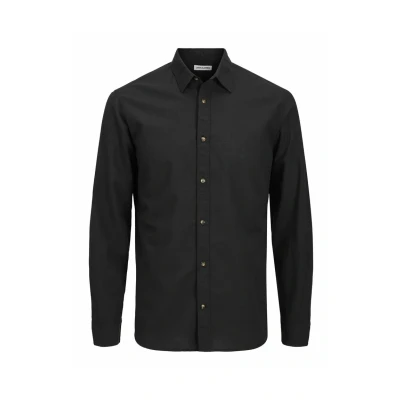Abbildung von Jack &amp; Jones Comfort FIT Hemd, Herren, Größe: XS, Black